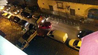 Palazzo pericolante in via Cavour: traffico in tilt